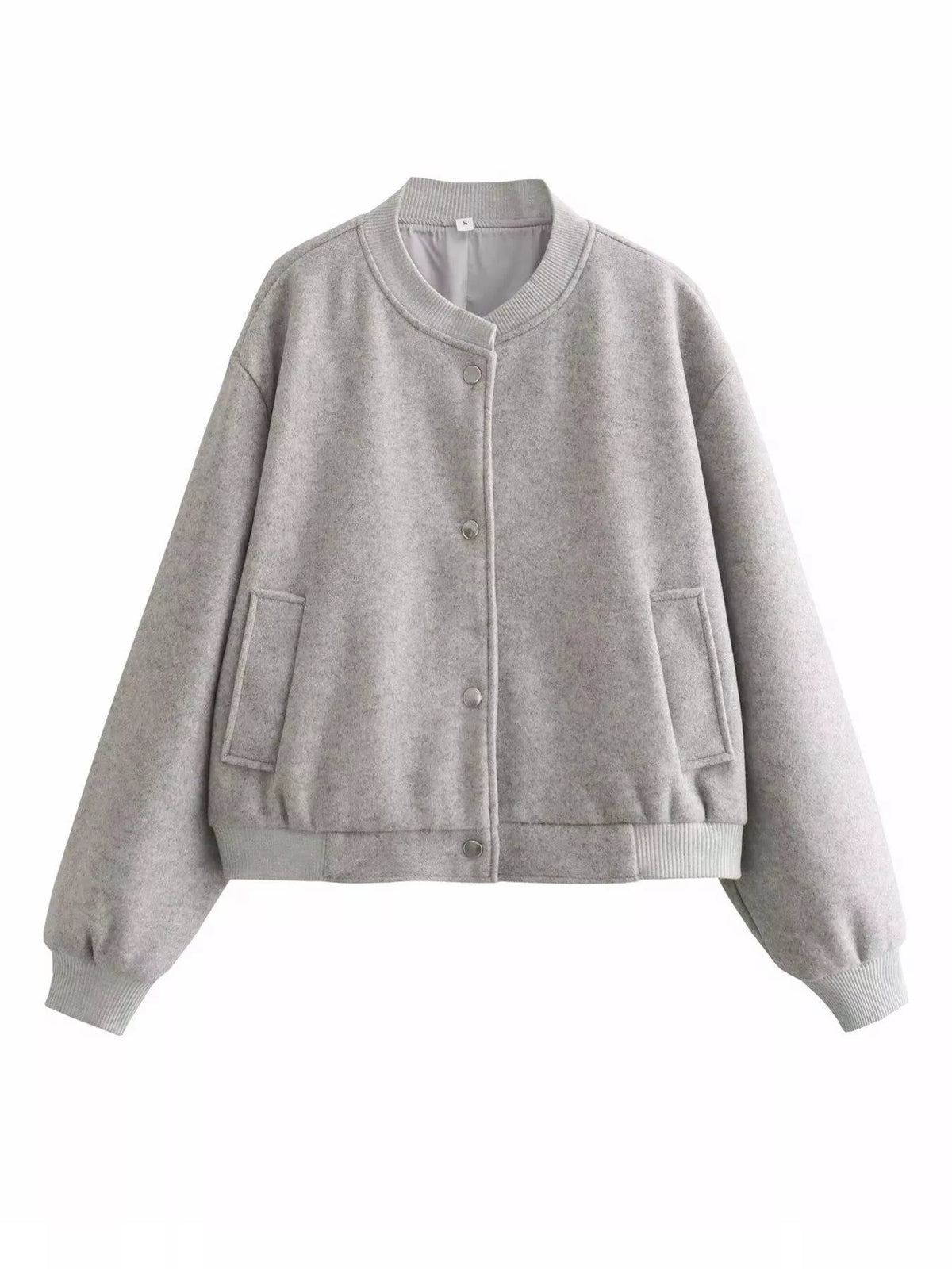 Snap Down Cropped Jacket