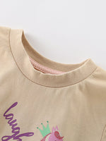 Children's Unicorn Print Short Sleeve T-Shirt