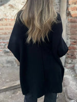 Full Size Button-Down Long Sleeve Cardigan Plus Size