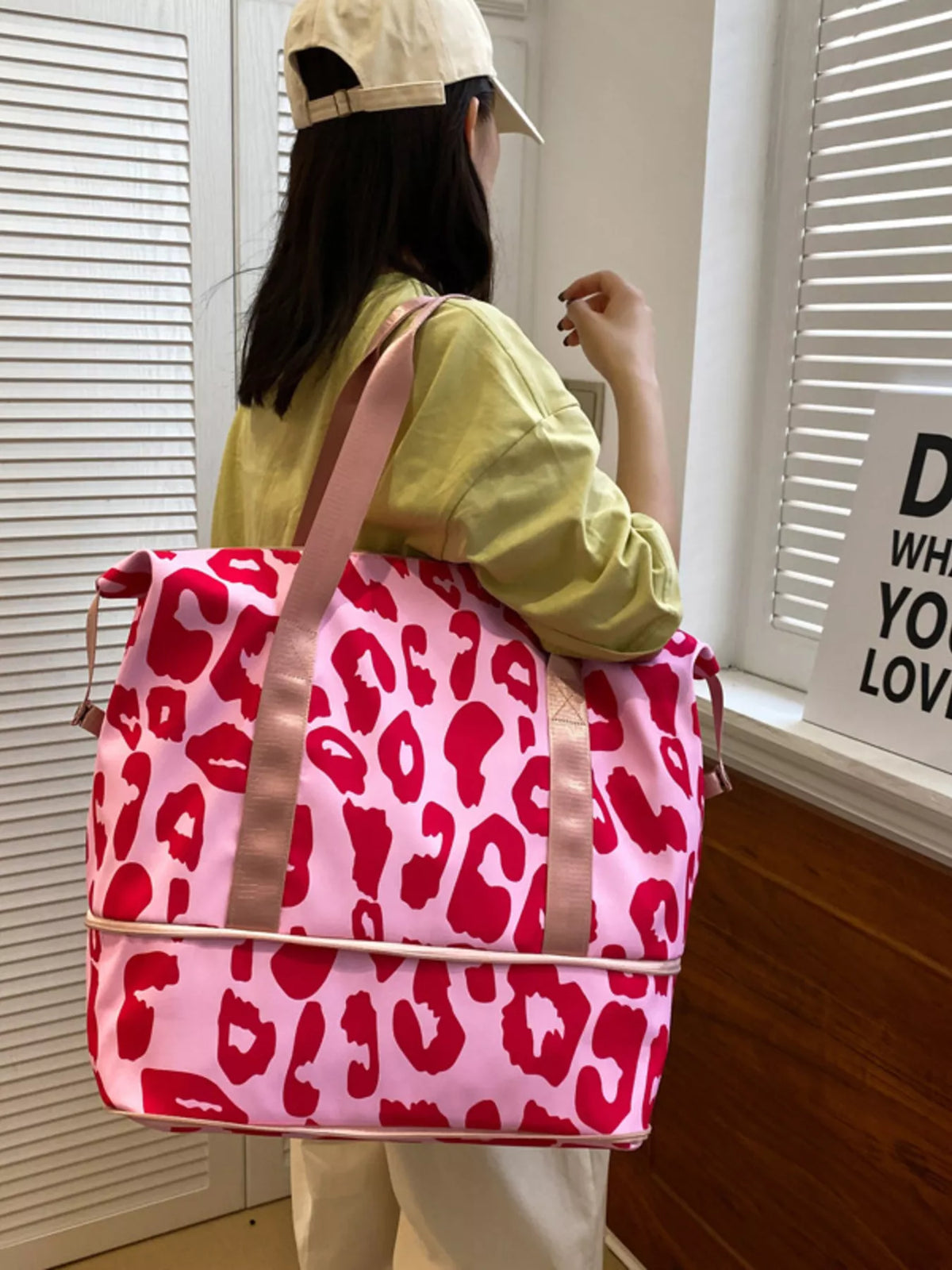Leopard Print Travel Bag