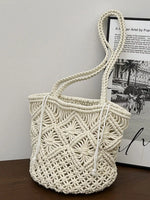 Crochet Bucket Shoulder Bag