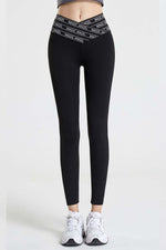 Wide Waistband Sports Pants - Ladyez