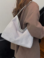 Sparkling Rhinestone Hobo Shoulder Bag