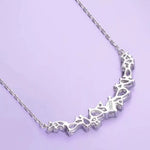 925 Sterling Silver Zircon Necklace