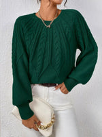 Cable Knit Long Sleeve Sweater