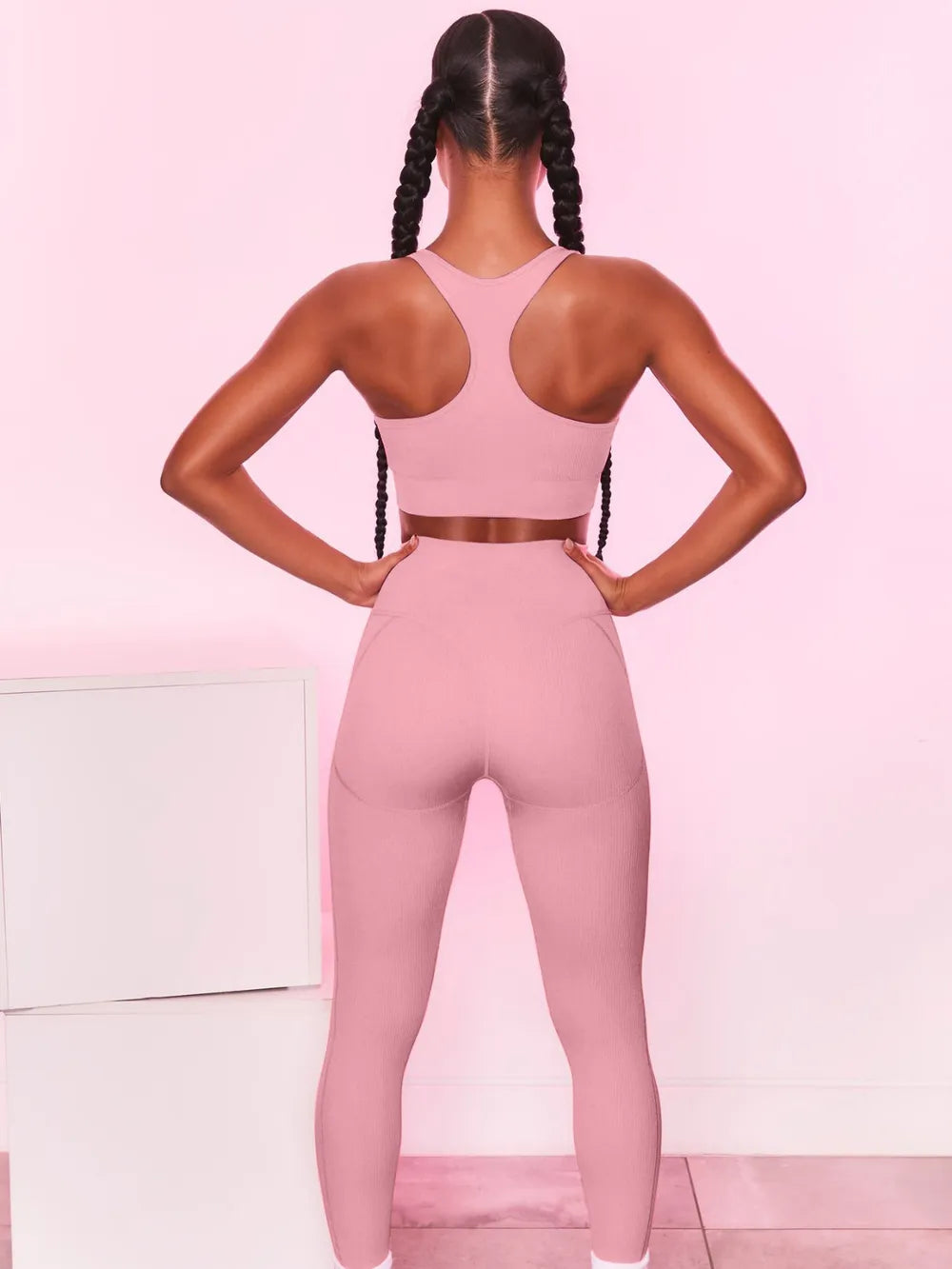 Scoop Neck Wide Strap Active Bra - Ladyez