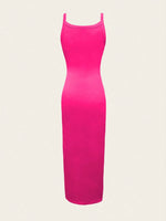 Scoop Neck Maxi Cami Dress - Ladyez