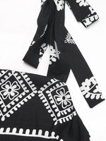 Printed Square Neck Maxi Cami Dress