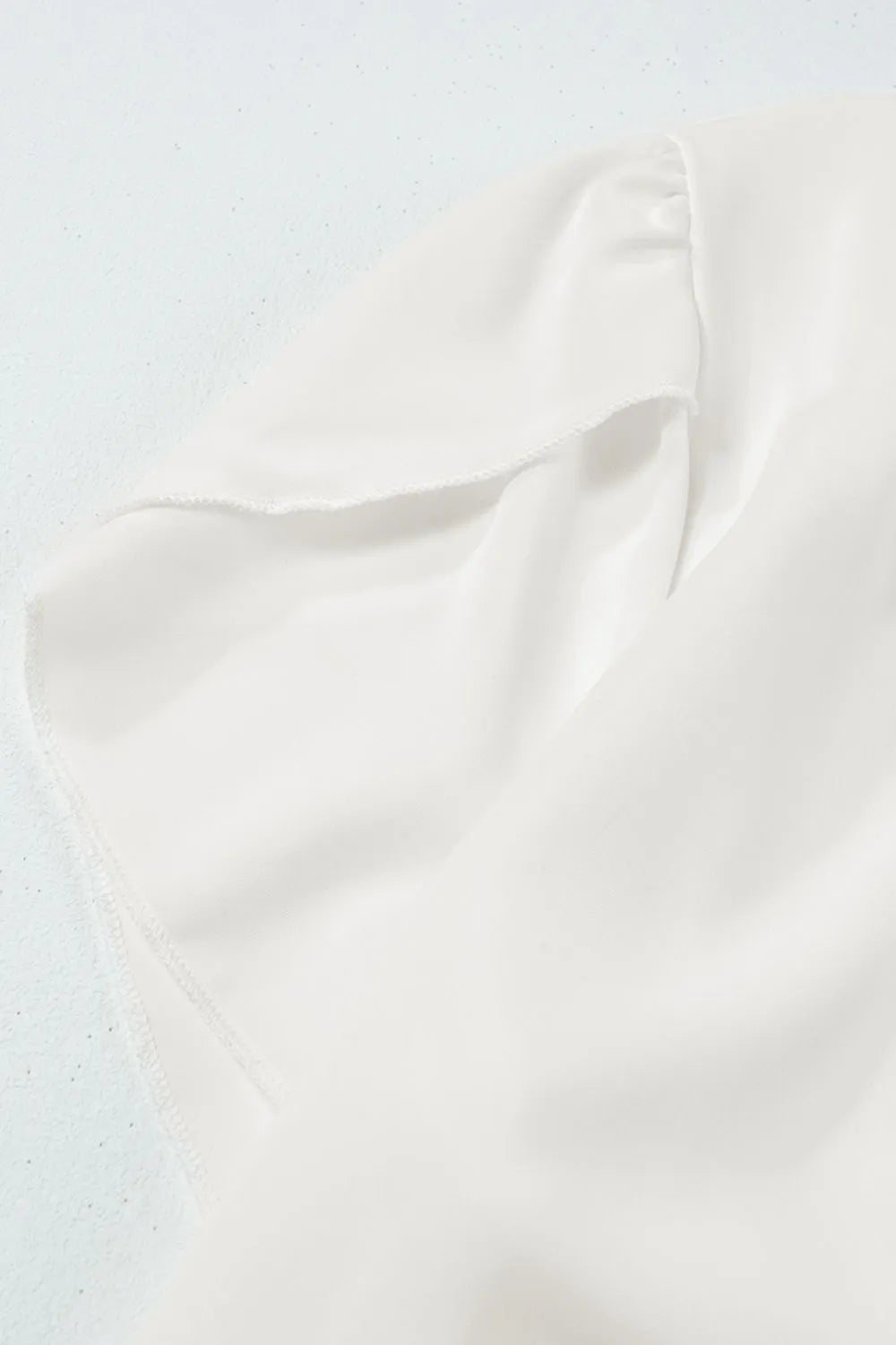 Short Sleeve Notched Blouse - Ladyez