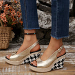 Open Toe Wedge Sandals