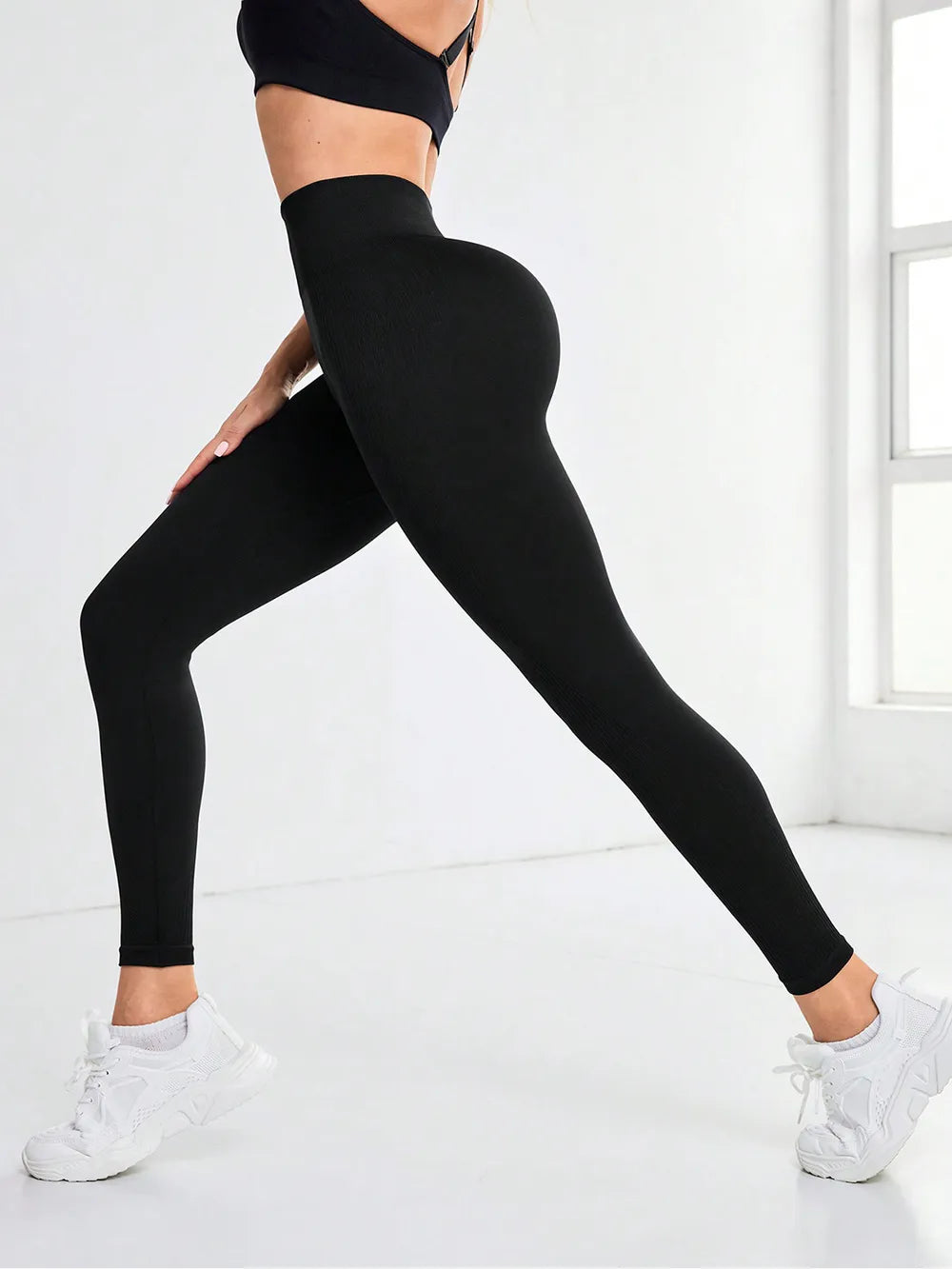 High Waist Active Leggings - Ladyez