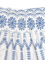 Printed Tiered Maxi Skirt