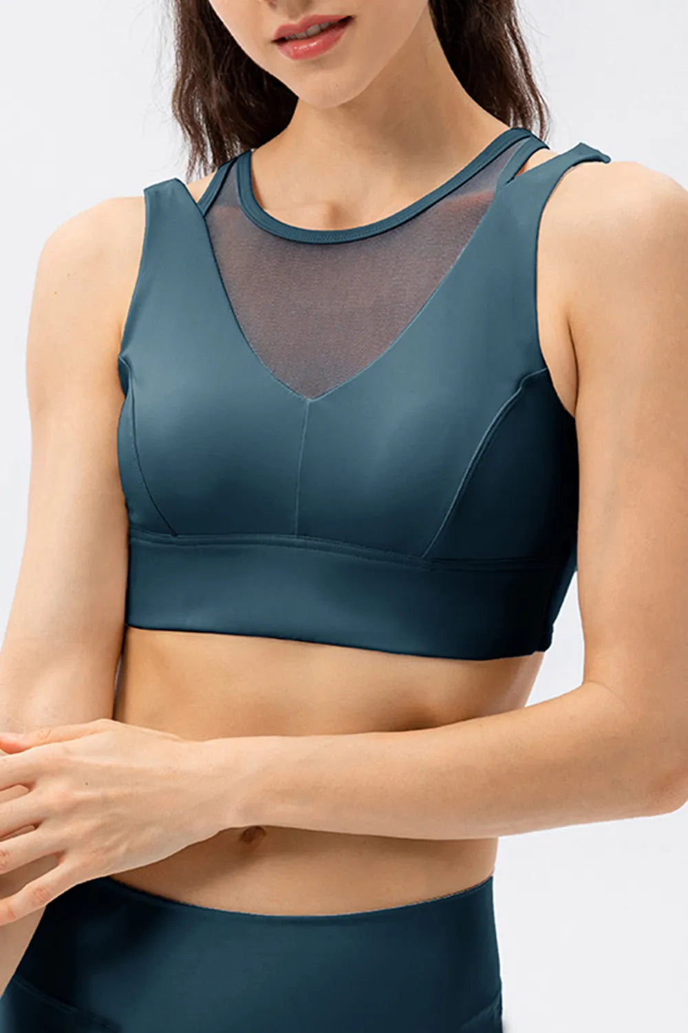 Cutout Wide Strap Active Tank - Ladyez