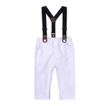 Children's Striped Shirt and Overall Set
