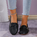 Round Toe Flats Slip-Ons