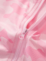 Children's Lightweight Camouflage Hooded Sun Protection Jacket