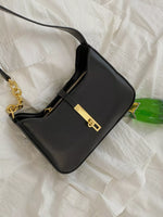 Golden Buckle Shoulder Bag