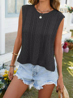 Chevron Knit Sweater Vest
