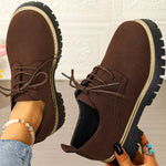 Lace-Up Platform Loafers
