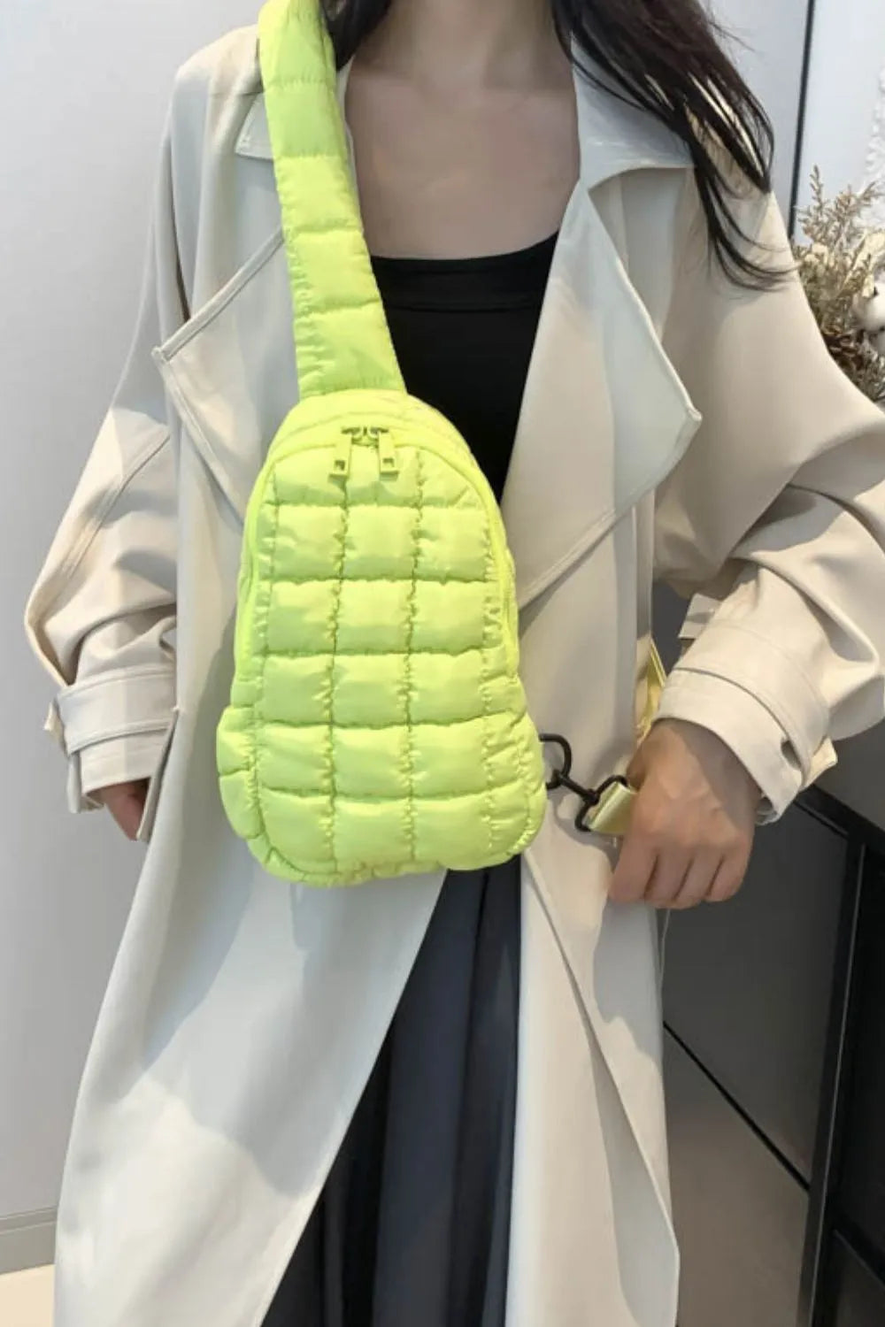 Quilted Nylon CrossbodyBag
