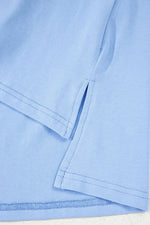 Loose Half Sleeve Hi Low Hem T Shirt