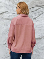 Casual Corduroy Button-Down Jacket