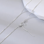 925 Sterling Silver Chain Adjustable Necklace