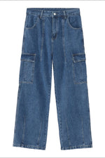 Wide Leg Jeans with Pockets