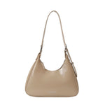 Adjustable Strap PU Leather Shoulder Bag - Ladyez