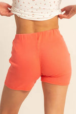 HYFVE High Waist Ribbed Fitted Biker Shorts - Ladyez