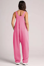 Lovelet V-Neck Wide Strap Overalls