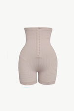Full Size Hook-and-Eye Shaping Shorts - Ladyez