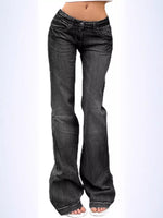 Low Rise Flare Jeans