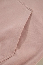 Drawstring Studded Shoulder Hoodie