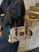 Vintage Top Handle Crossbody Bag