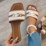 Open Toe Flats Sandals