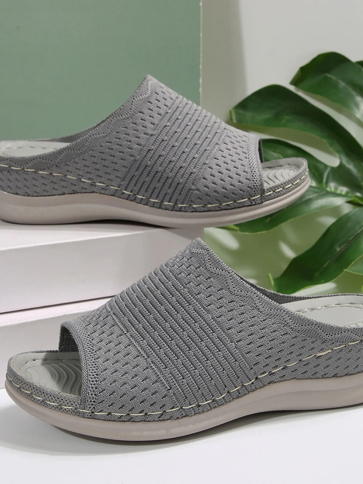 Mesh Open Toe Sandals