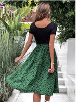 Leopard Print Tie-Waist Dress