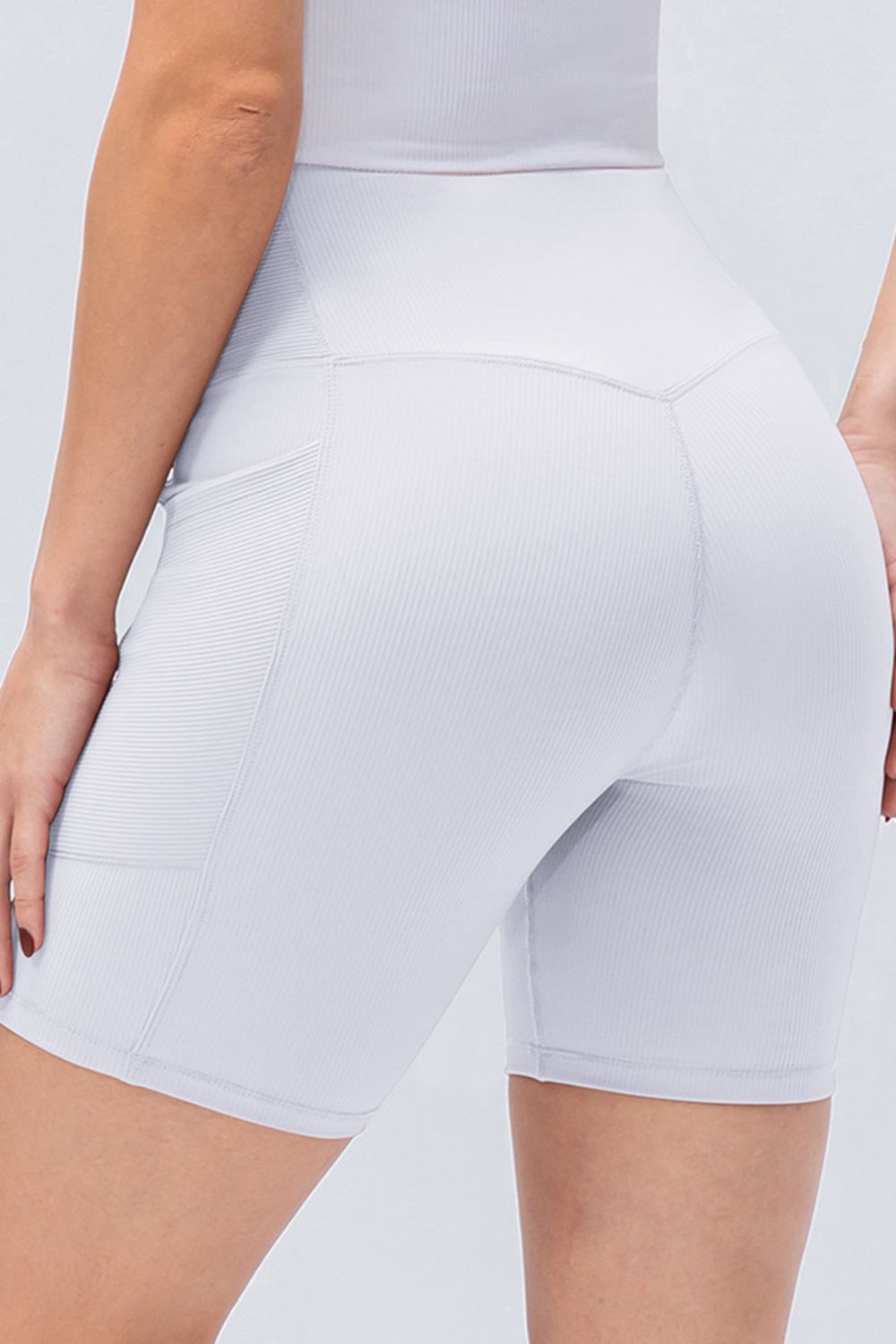 Slim Fit V-Waistband Sports Shorts - Ladyez