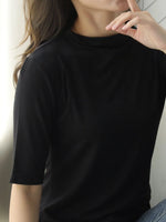 Solid Color Short Sleeve T-Shirt