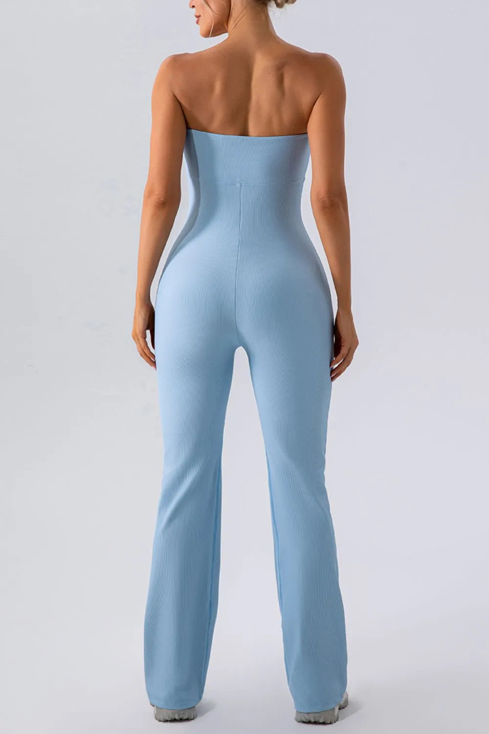 Sleeveless Straight Active Jumpsuit - Ladyez