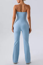 Sleeveless Straight Active Jumpsuit - Ladyez