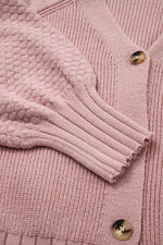 V-Neck Button-Down Cardigan