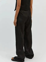 Full Size V-Neck Vest and Wide Leg Pants Set Plus Size