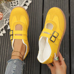 Buckle Strap Casual Sneakers
