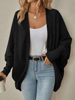 Open Front Batwing Sleeve Cardigan