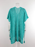 Angel Wings Cutout V-Neck Cover-Up with Tassel - Ladyez