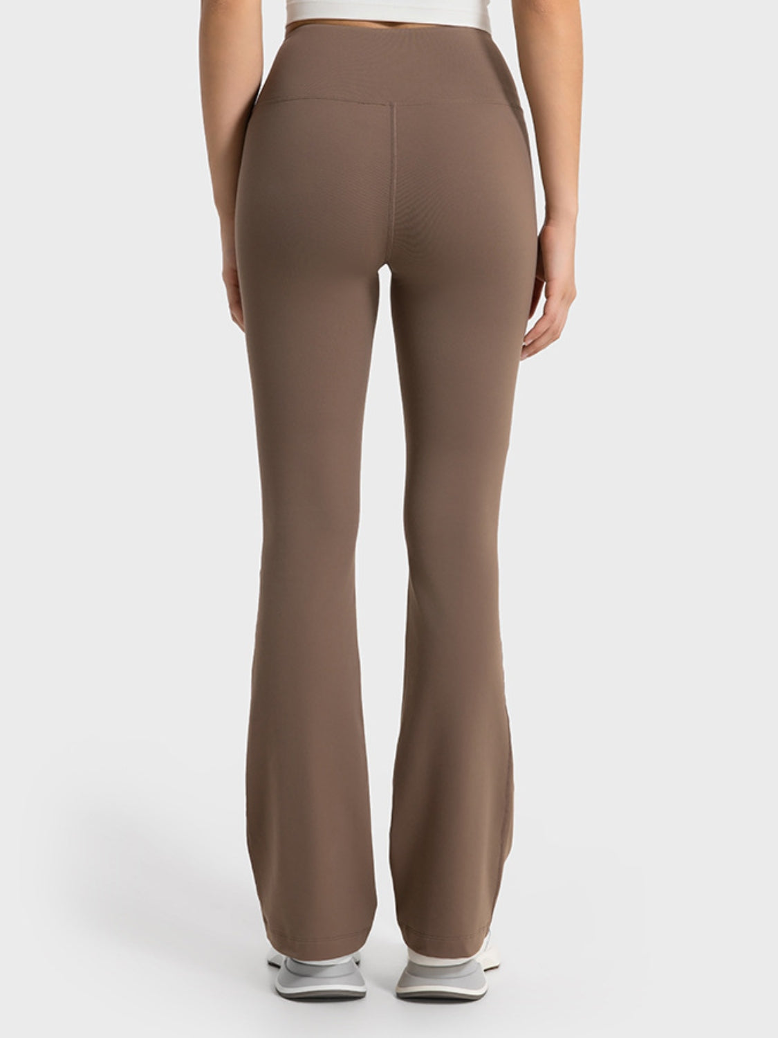Millennia Wide Waistband Bootcut Sport Pants - Ladyez