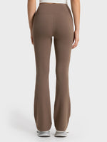 Millennia Wide Waistband Bootcut Sport Pants - Ladyez