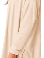 Casual Loose Long Sleeve Top and Wide Leg Pants Set